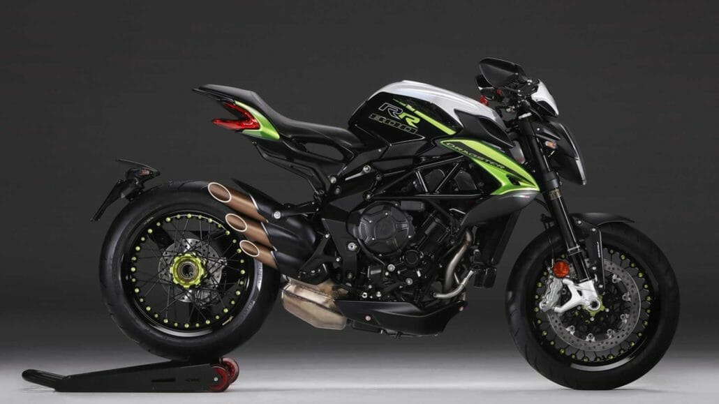 mv agusta dragster 800 scs green white