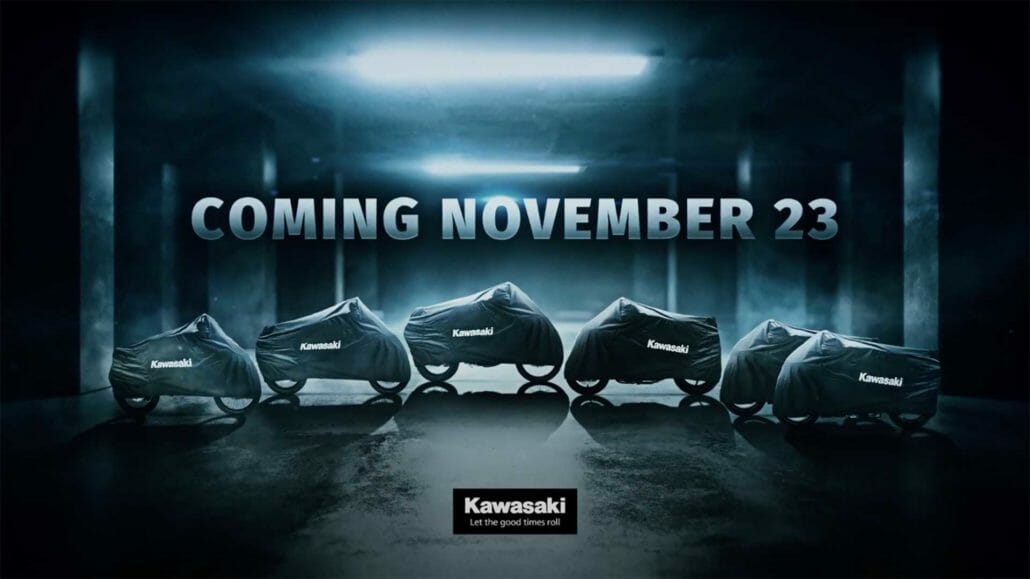 Presentation of the new Kawasaki ZX-10R on the November 23rd? 28 Kawasaki November 23 Model Llaunch