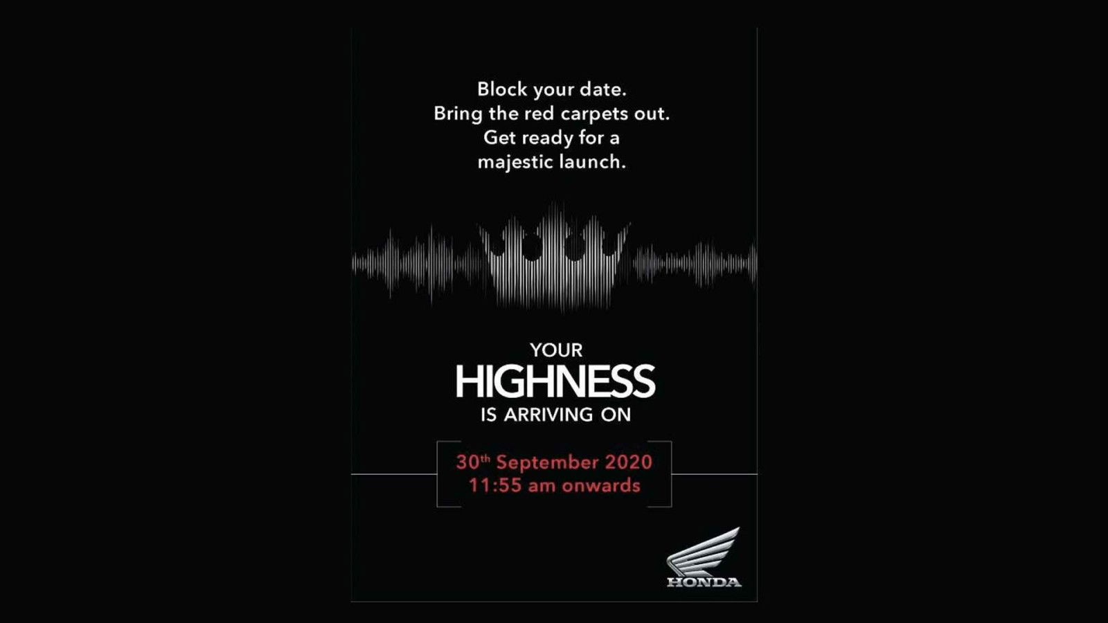 Majestic Honda is now also announced by video 25 honda motorcycle launch september 30 teaser