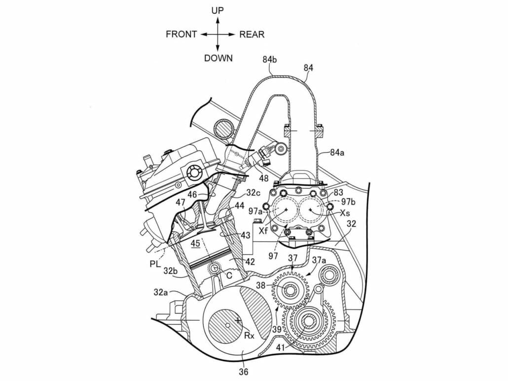 Honda arbeitet an aufgeladener Africa Twin 4 Honda Patent Africa Twin Supercharged 4