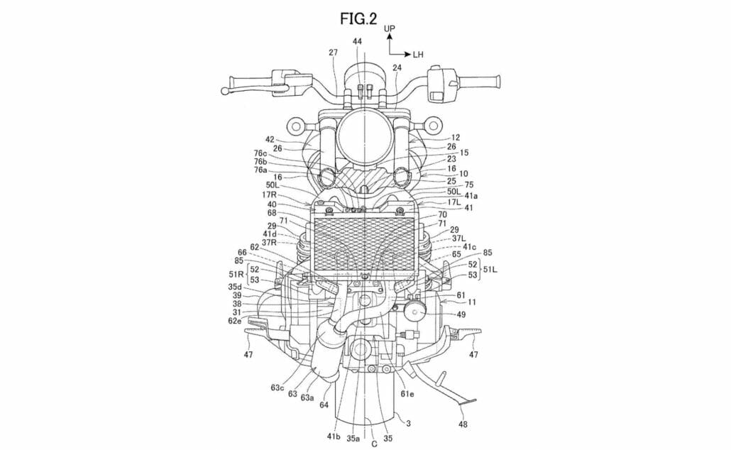Honda Rebel 1100 patent reveals new model 5 Honda Rebel 1100 Patent 1