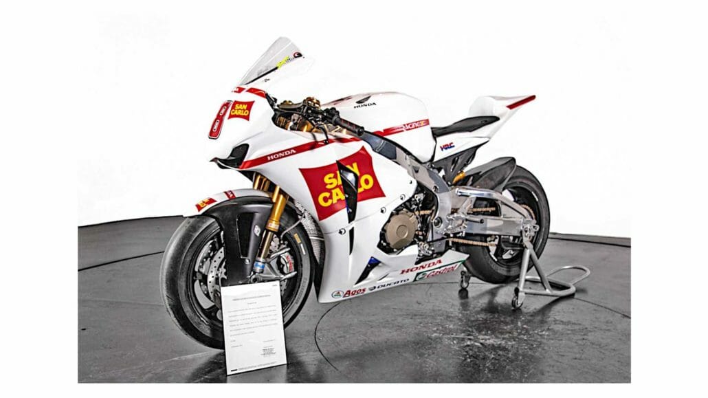 Test-Bike von Marco Simoncelli #58 wird verkauft 7 Marco Simoncelli Motorcycle 14