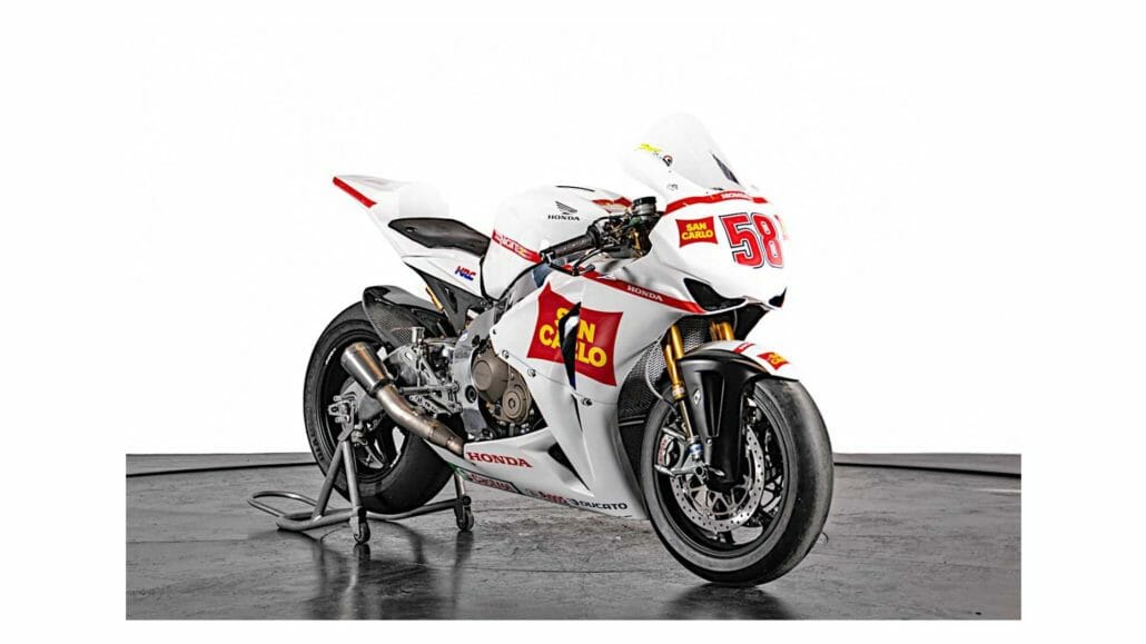 Test-Bike von Marco Simoncelli #58 wird verkauft Marco Simoncelli Motorcycle 21