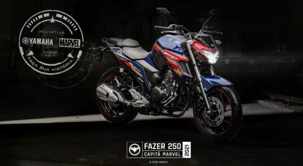 Yamaha für kleine Helden 5 Yamaha FZ25 Captain Marvel 1