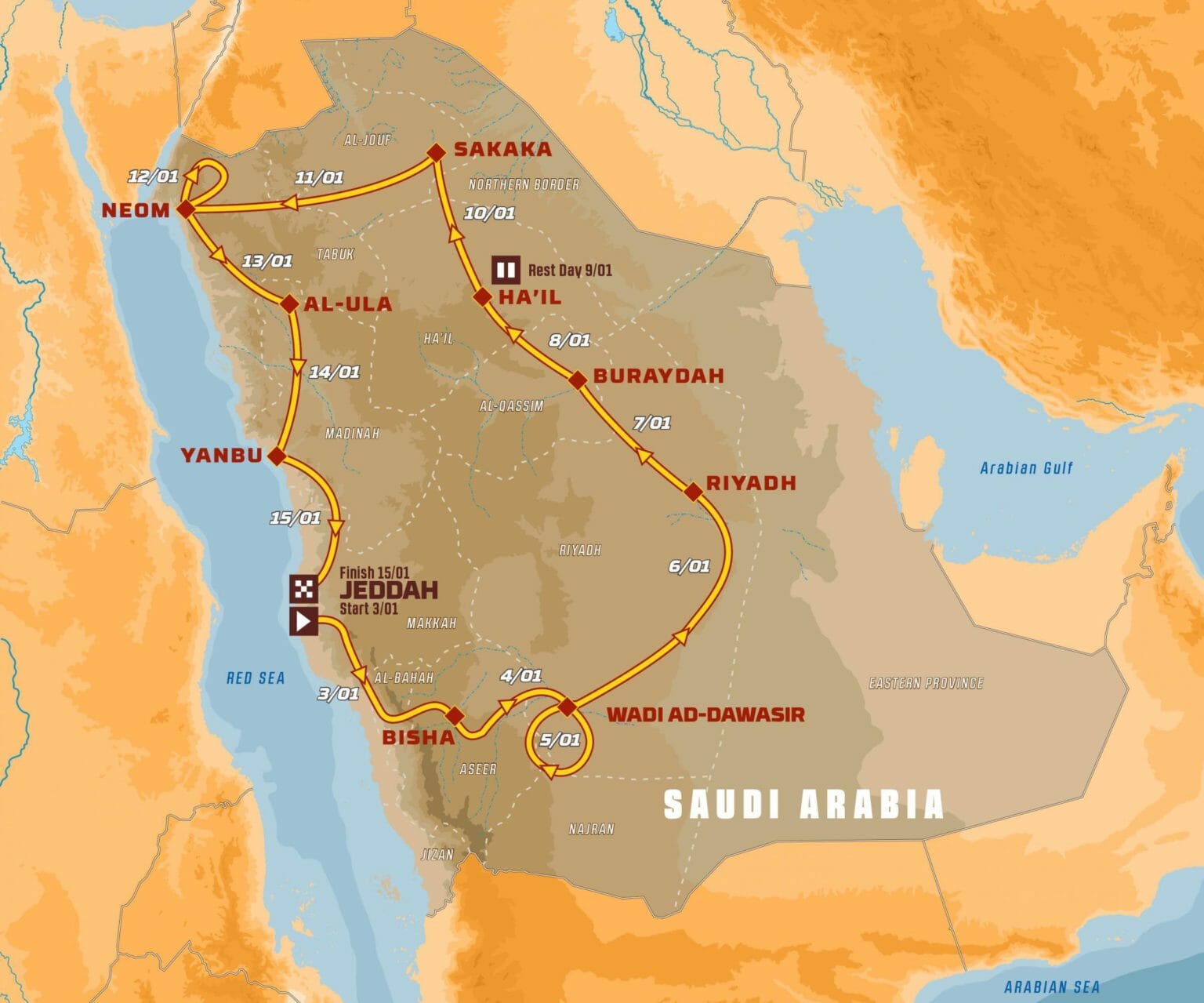 Dakar 2021 mit neuer Route bestätigt dakar2021 2