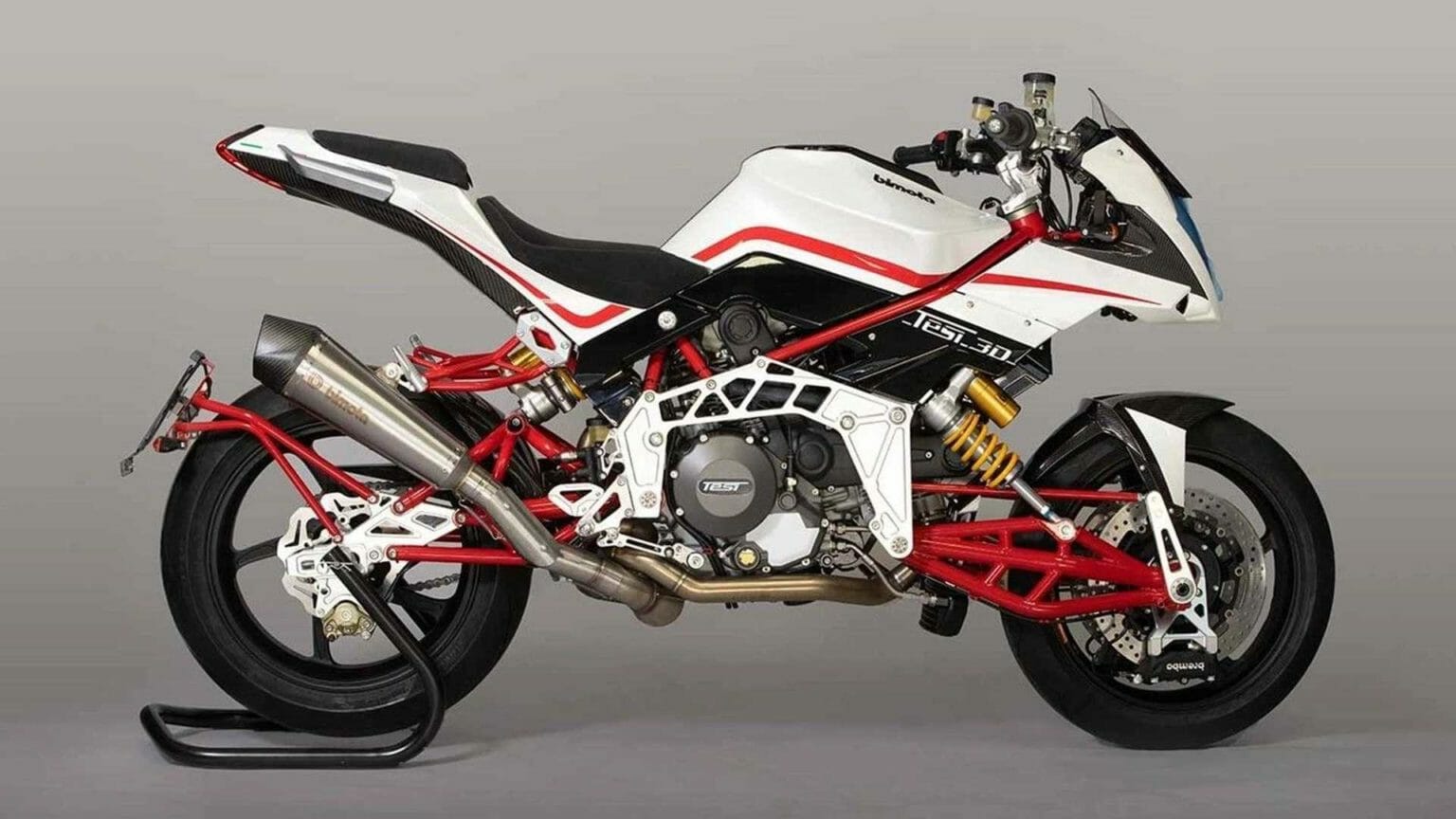 Three limited edition Bimota Tesi 3D for sale in England. Bimota Tesi 3D Naked Eedizione Finale