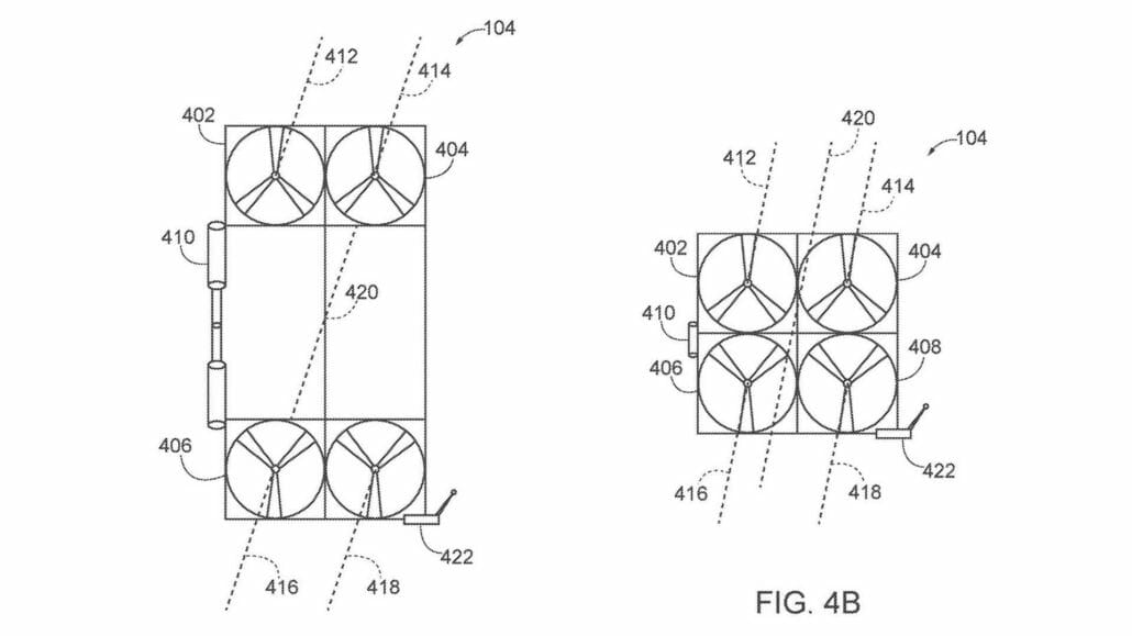 Patent - motorcycle equipped with drones 4 Honda Drohnenpatent 4