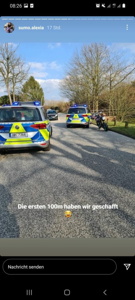 Polizei crasht Geburtstags-RideOut 3 Geburtstags Rideout 2