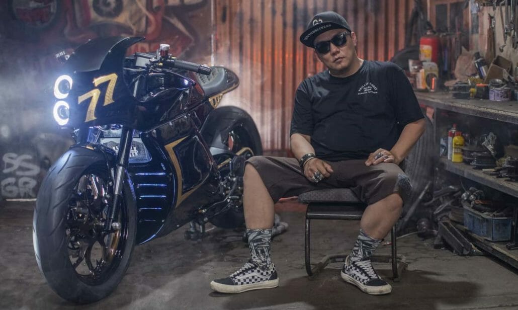 Giftige Yamaha XSR155 von Glanets Radical Kustom 2 Glanets Radical Kustom Reborn Cafe Racer 2