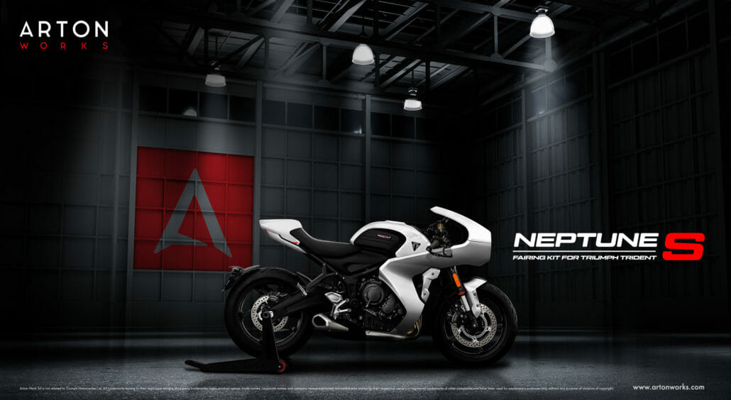 CafeRacer conversion kit for the Triumph Trident 660 34 arton works triumph trident neptune fairing kit 2