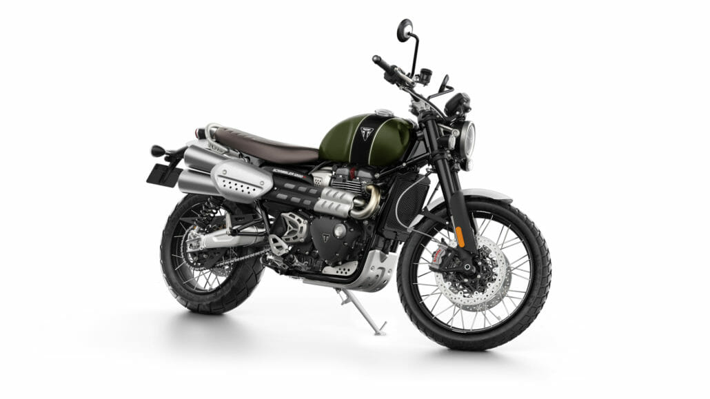 New Scrambler 1200 Front Matt Khaki Green 1