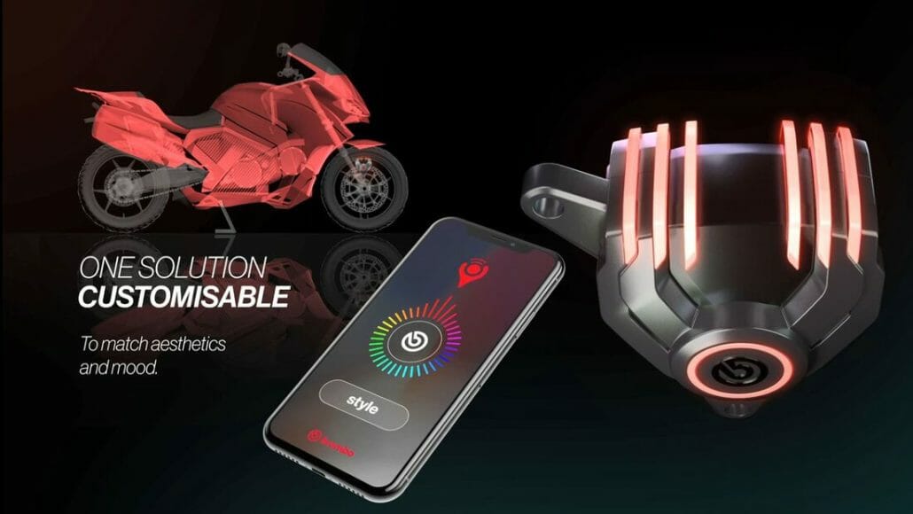 Beleuchteter Brembo Bremssattel 6 Brembo New G Sessanta Concept 7