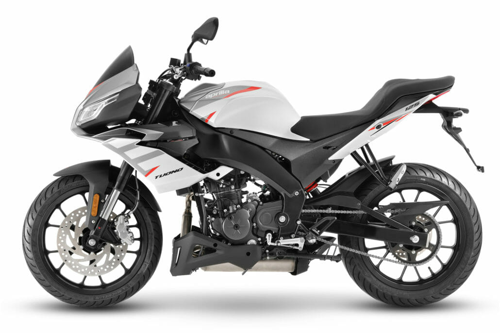 Aprilia's new RS 125 and Tuono 125 for 2021 22 tuono125 latsx bianco