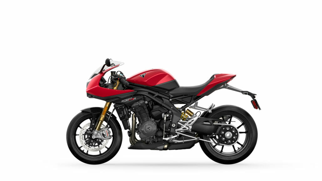 Speed Triple 1200 RR MY22 Red Hopper Storm Grey LHS