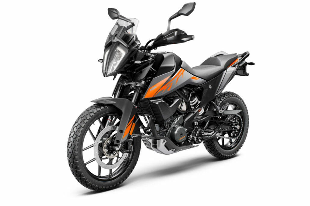 New KTM 390 Adventure for 2022 11 417267 KTM Adventure 390 MY22 BLACK Front Left