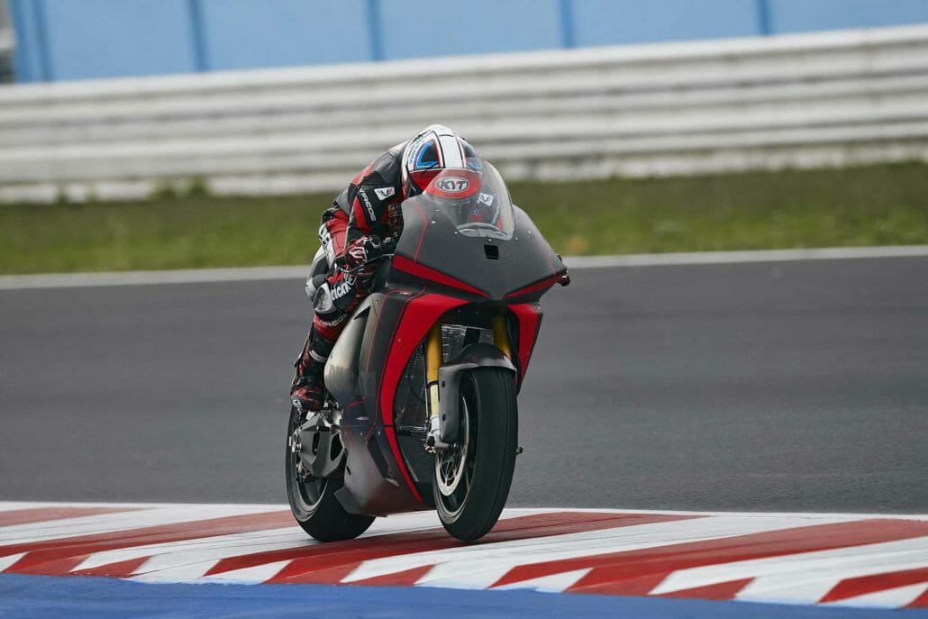 Ducati tests for MotoE - first pictures of their electric motorcycle. 2 Ducati V21L 2