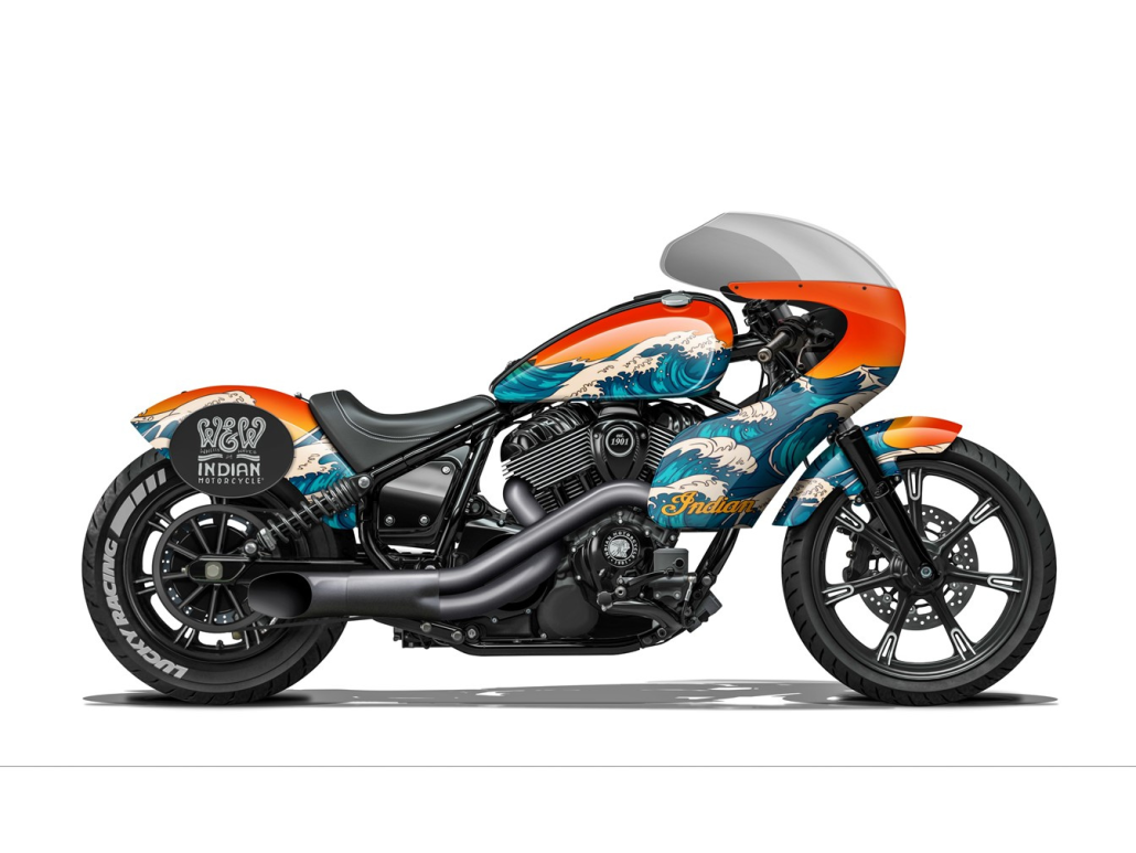 Decide about - and win a Custom Indian Chief 33 Lucky Cat Garage