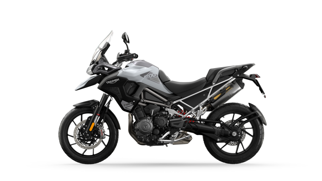 Triumph Tiger 1200 presented 7 Tiger 1200 GT MY22 Snowdonia White LHS