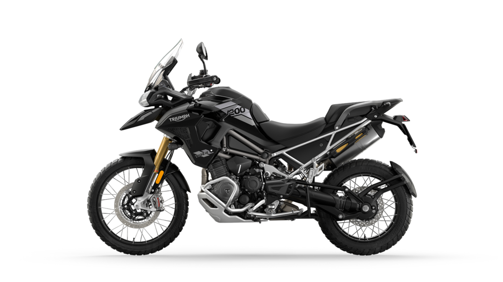 Triumph Tiger 1200 presented 1 Tiger 1200 Rally Pro MY22 Sapphire Black LHS