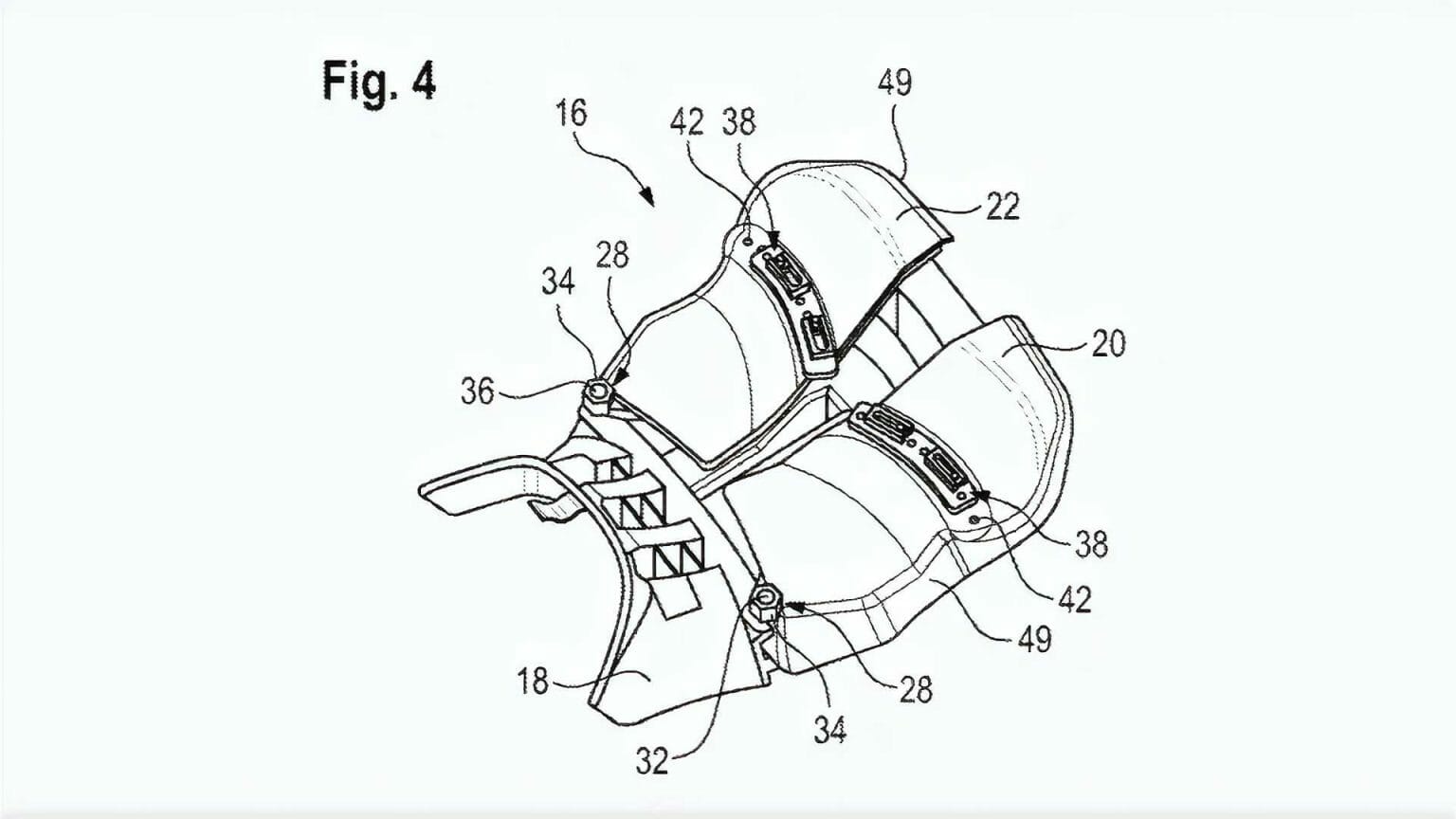 Patent – in der Breite verstellbarer Sitz BMW Patent Sitz 4