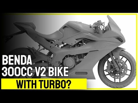 benda 300cc v2 bike with turbo
