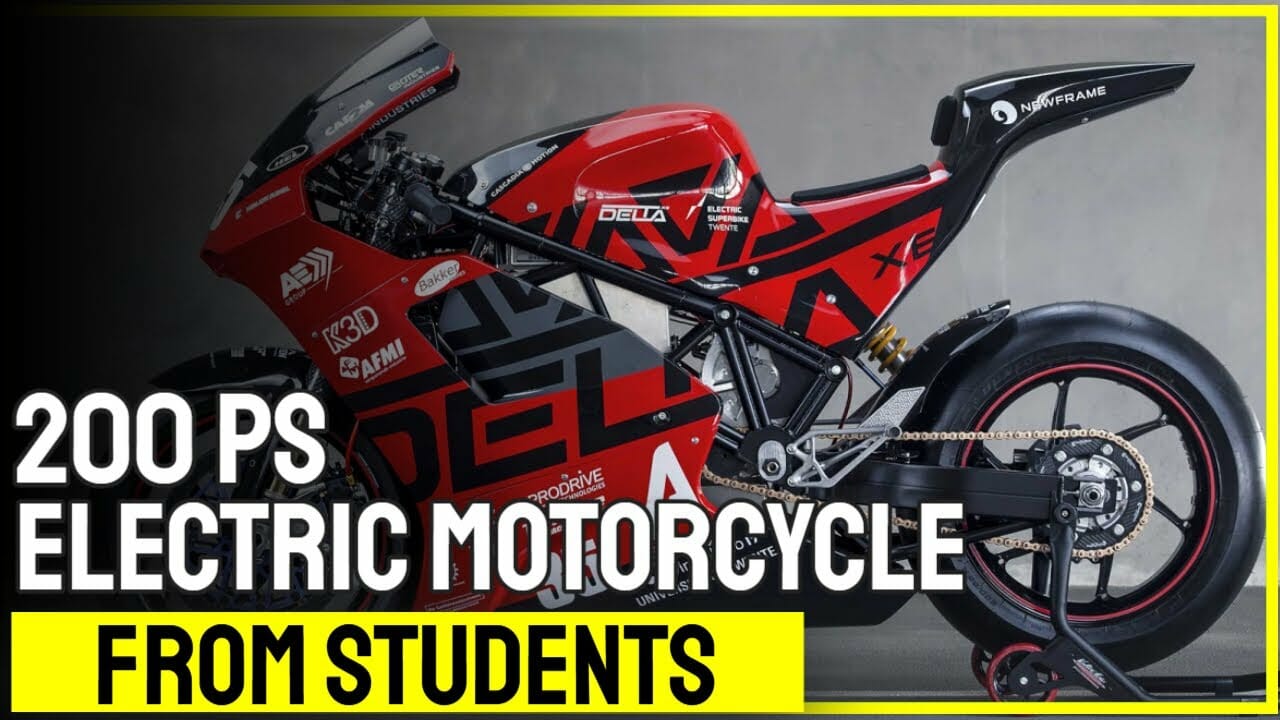 Dutch students build 200 hp electric motorcycle 25 dutch students build 200 hp elec
