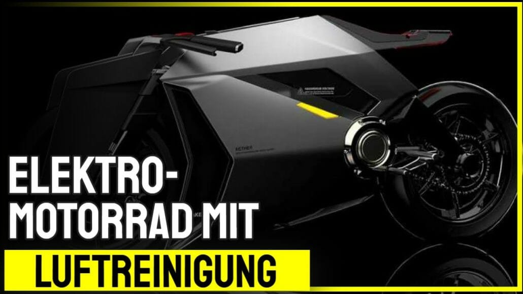 Elektromotorrad mit Luftreinigung elektromotorrad mit luftreinigun