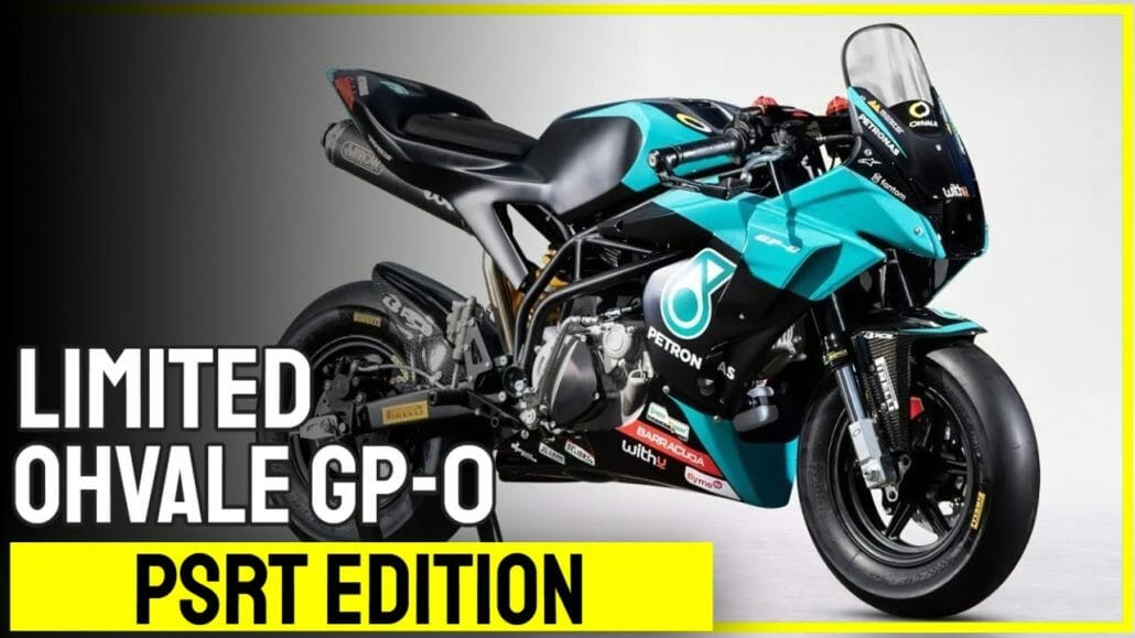 Limited Ohvale GP-0 in Petronas Sepang Racing Team colors. limited ohvale gp 0 in petronas