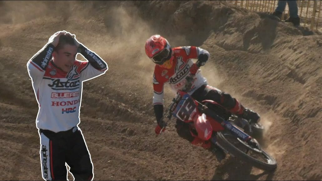 marc marquez zurueck auf dem bik