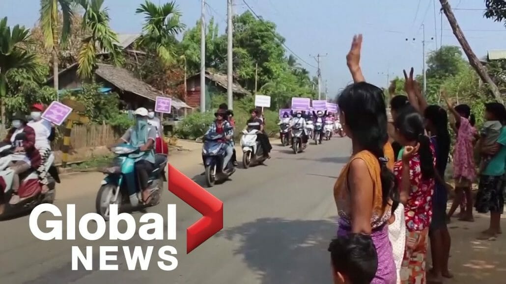 motorcycle demonstration for dem