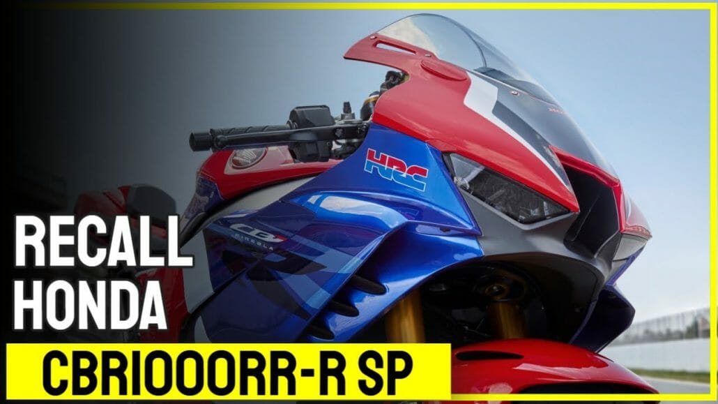 recall honda cbr1000rr sp