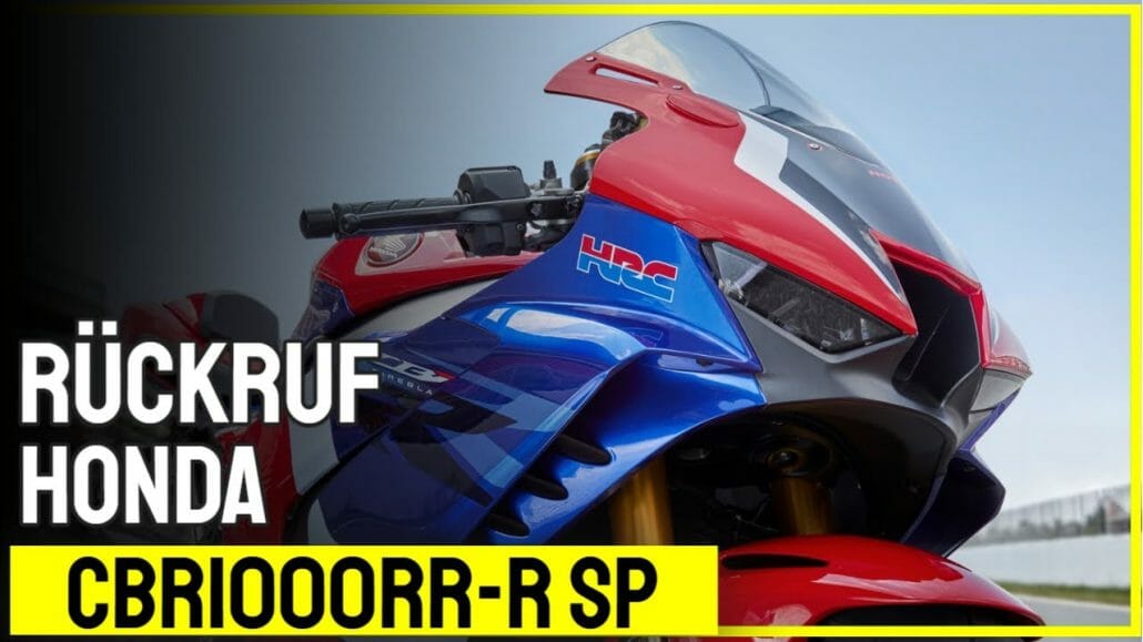 rueckruf honda cbr1000rr r sp
