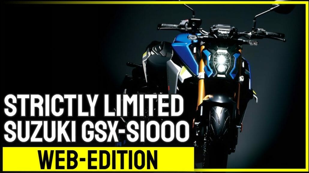 Strictly limited Suzuki GSX-S1000 Web Edition strictly limited suzuki gsx s100