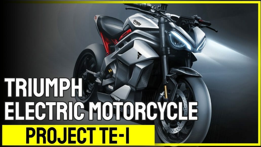triumph electric motorcycle proj