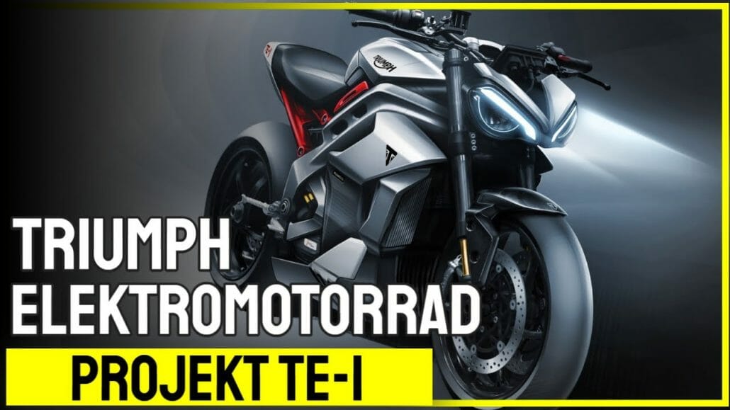 triumph elektromotorrad projekt