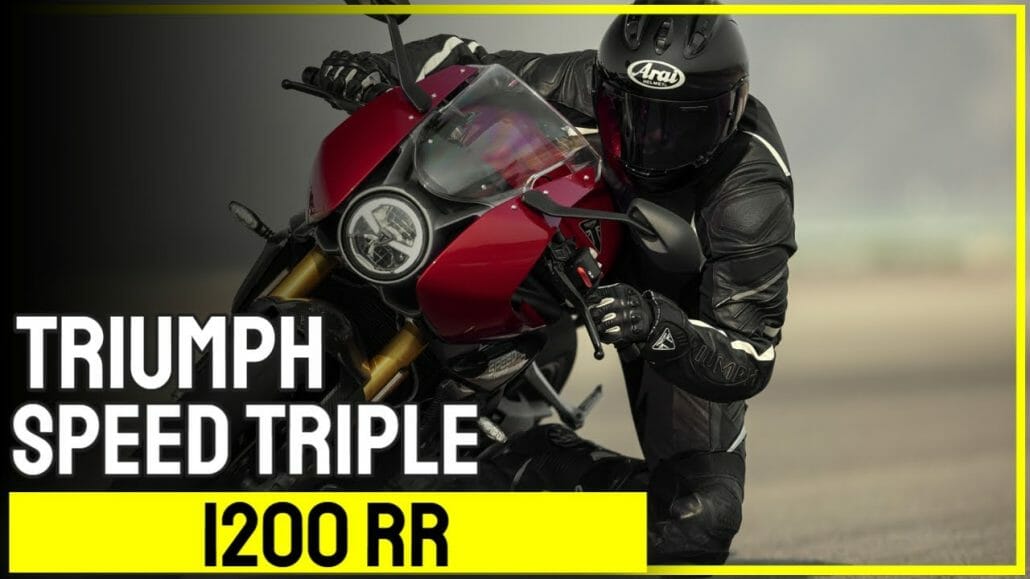 Triumph presents the cafe racer Speed Triple 1200 RR triumph presents the cafe racer
