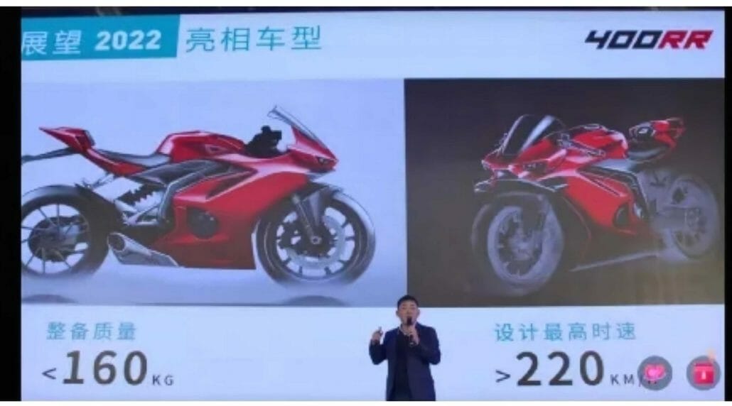 Sports bikes from Colove announced 30 Colove 400RR 2