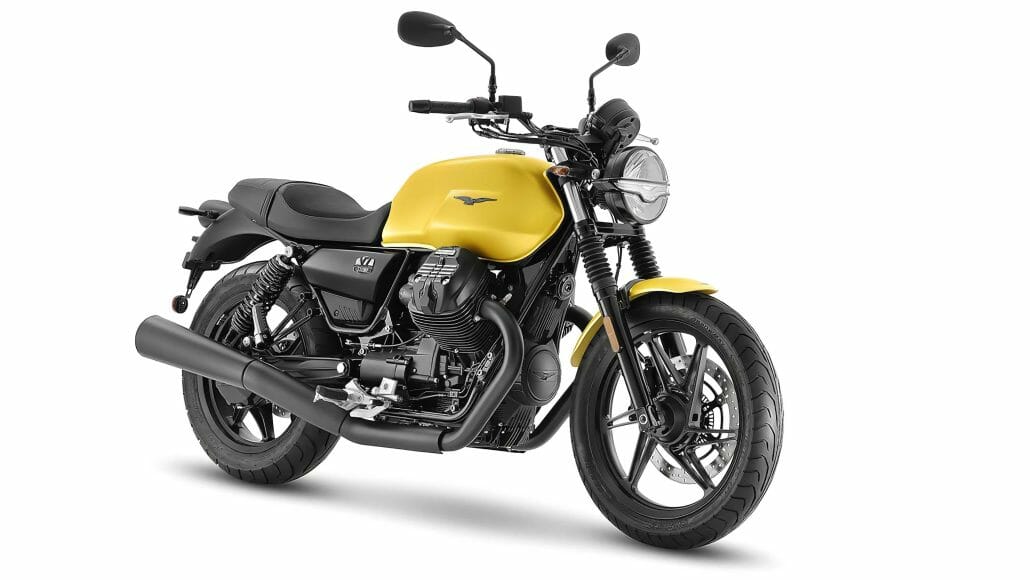 New colors for the Moto Guzzi V7 and V85 TT 10 Moto Guzzi V7 Stone gelb 2022