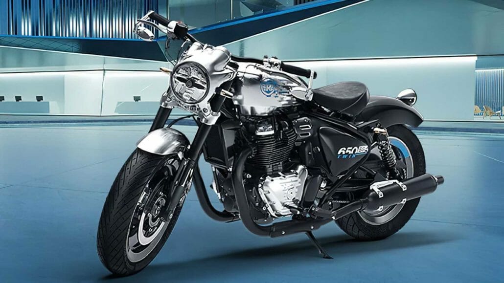 Royal Enfield Shotgun 650 gesichtet Royal Enfield Concept SG650 1