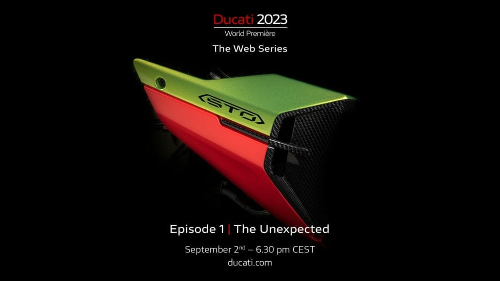 The Unexpected - Ducati World Premiere 2023 30 DWP23 Episode1 SaveTheDate UC418159 High