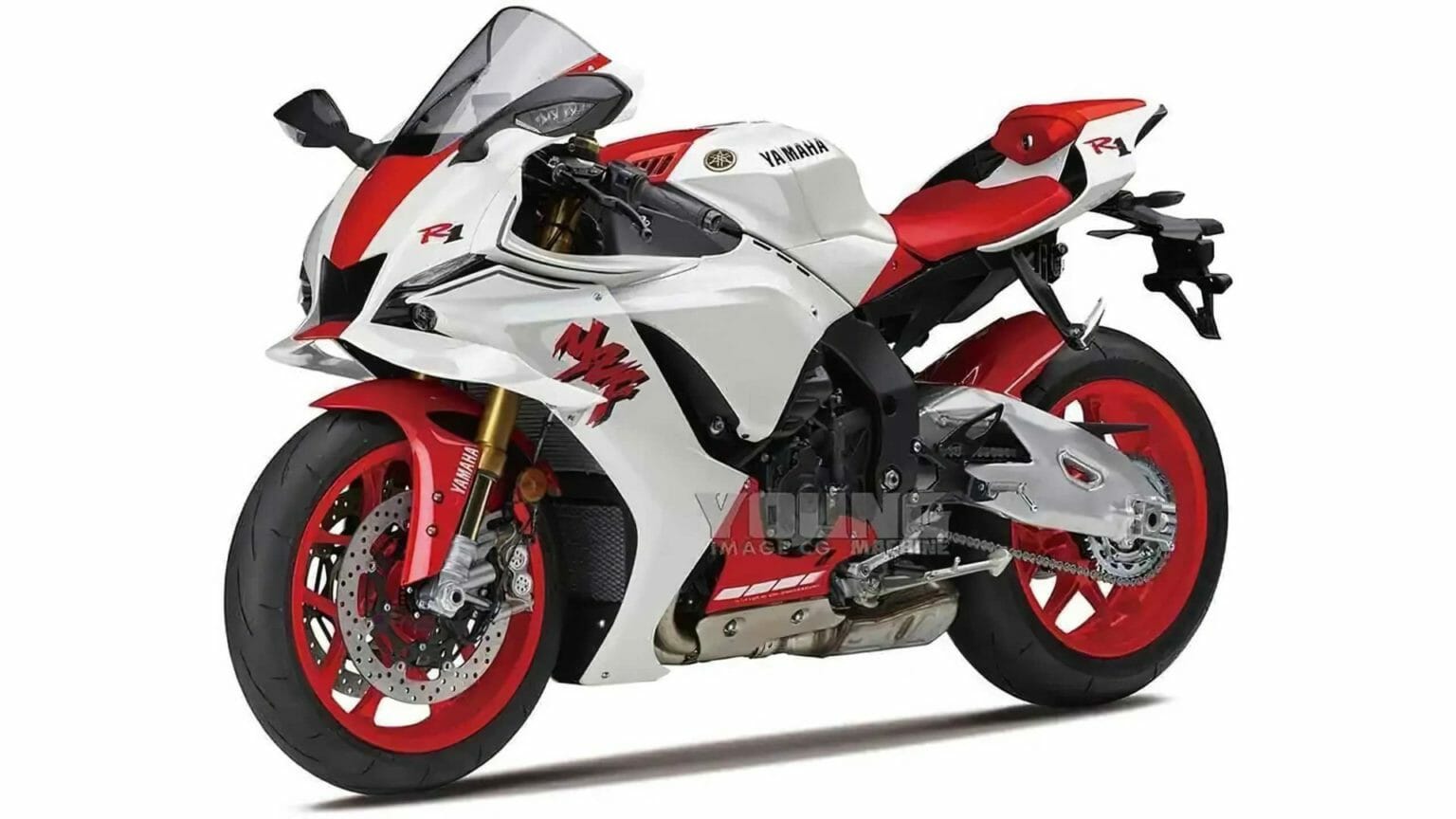Upgraded Yamaha R1 for the 25th anniversary or new R1? Yamaha R1 Young Machine Rendering 2