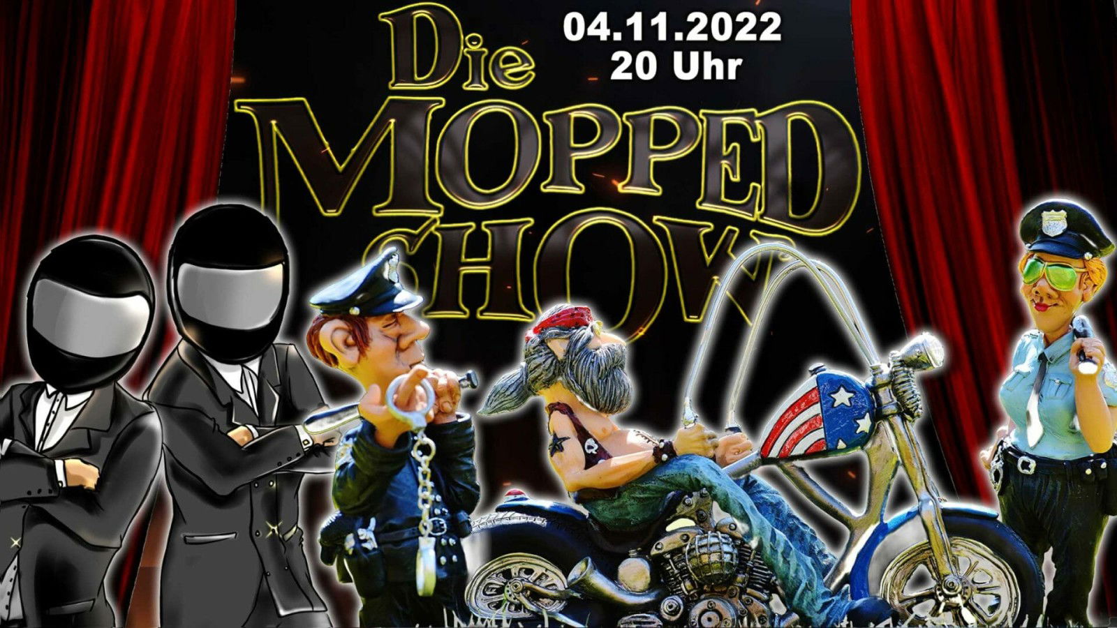 Polizeikontrollen - Geht die Polizei zu weit?? Dikutiere mit uns live - Die Mopped Show #57 25 Template 30