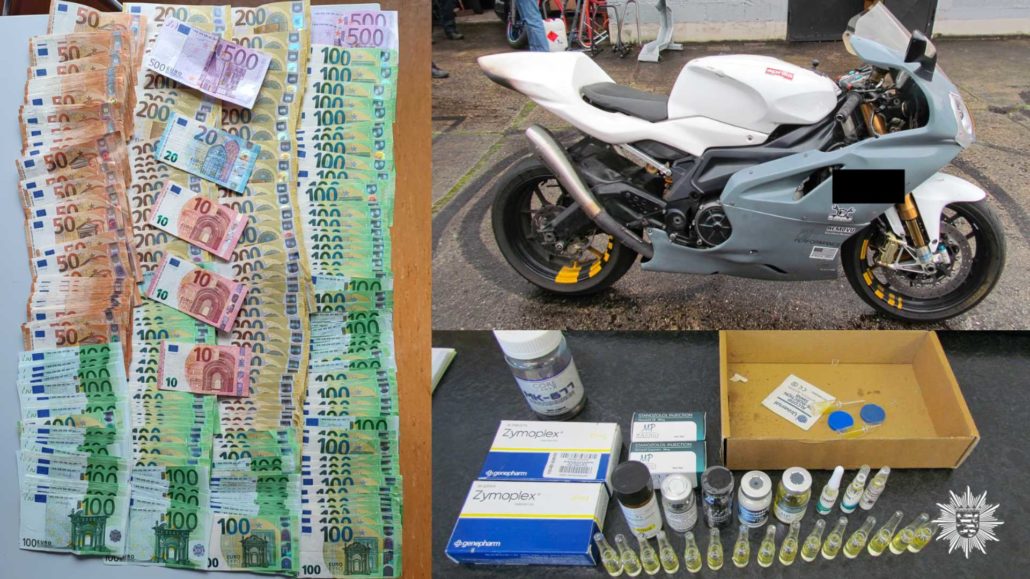 „Motorrad-Raser“ von der Polizei gestoppt: Beschlagnahme des Fahrzeugs und weiterer Beweise 48 Quelle Polizei Frankfurt