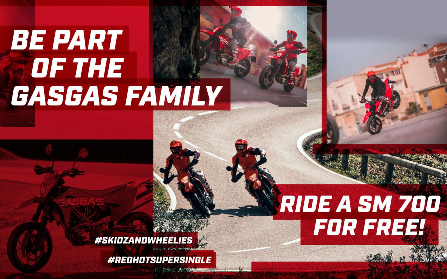 GasGas seeks new road ambassador for the SM 700 Become a GASGAS Street Bike Ambassador