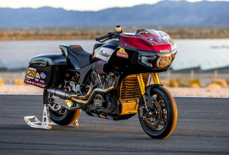 The Indian Challenger RR - A tribute to the King of the Baggers champion Tyler O'Hara 69 Indian Challenger Race Replica 19