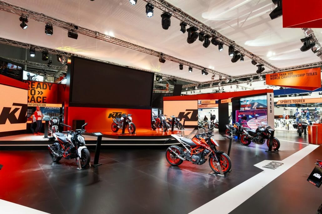 Name change and management restructuring: Pierer Mobility AG becomes Bajaj Mobility AG KTMMessestandEICMA2019