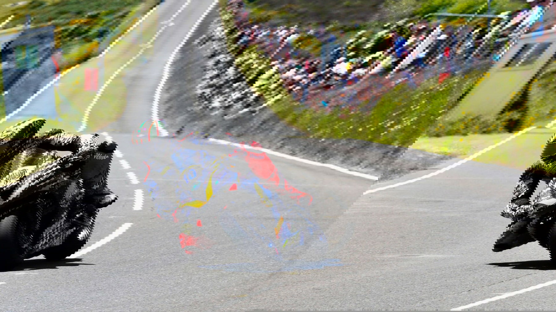 Supersport TT Rennszene auf dem Mountain Course 2023