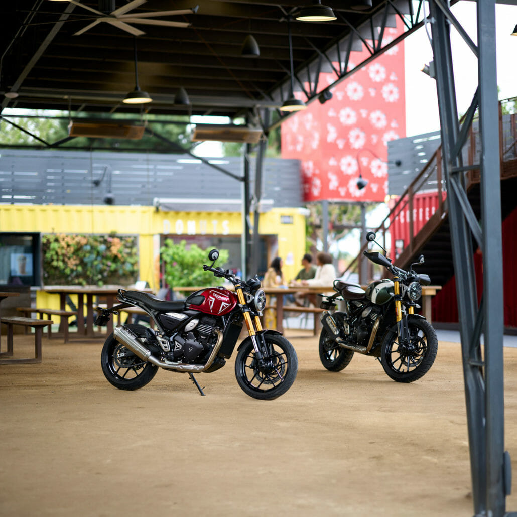 Triumph Speed 400 Seitenansicht