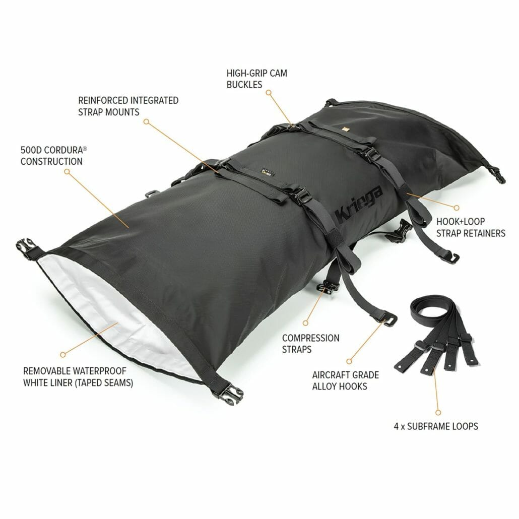 kriega rollpack40 specs 500 1