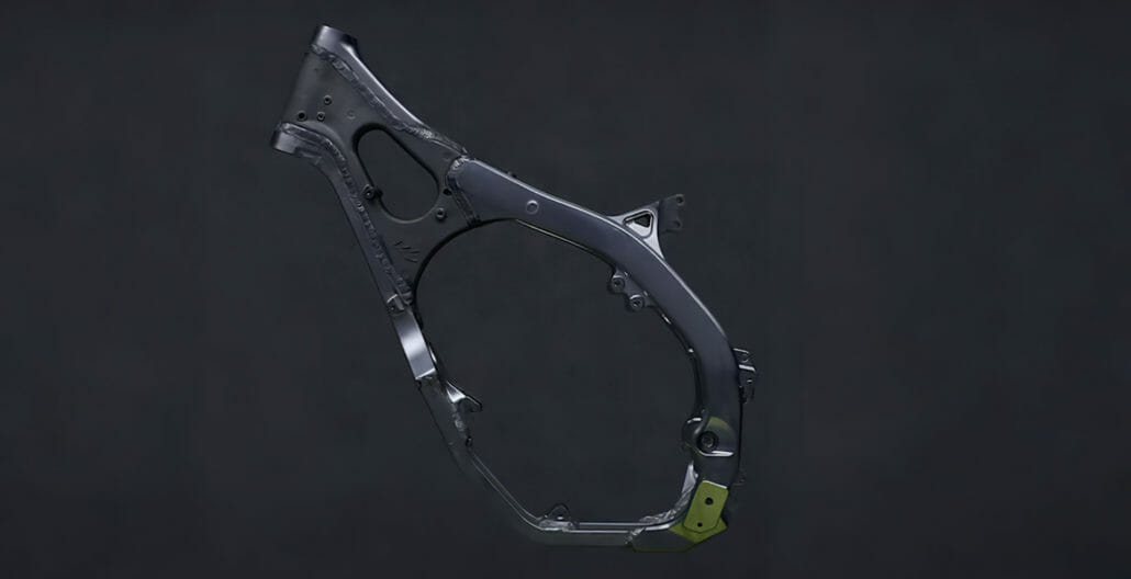 Triumphs Motocross-Motorräder: Erster Blick hinter die Kulissen des neuen Projekts 28 Triumph Motocross Rahmen 3